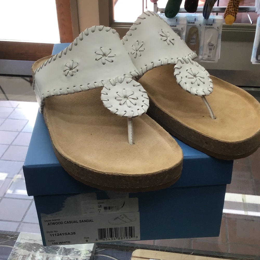 White Jack Rogers Atwood Casual Sandal